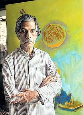 Bhopal artist Sachida Nagdev. (Praveen Bajpai/HT Photo) Bhopal artist Sachida Nagdev. (Praveen Bajpai/HT Photo)