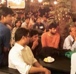 In the spotlight: At Caferati @Prithvi, you have two minutes to perform an original poem, monologue, story or anecdote In the spotlight: At Caferati @Prithvi, you have two minutes to perform an original poem, monologue, story or anecdote