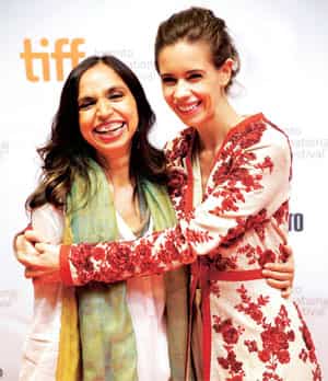 The joy of living: Director Shonali Bose and heroine Kalki Koechlin at the international premiere of Margarita, With A Straw, at Toronto. The joy of living: Director Shonali Bose and heroine Kalki Koechlin at the international premiere of Margarita, With A Straw, at Toronto.