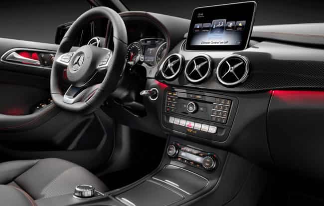 The new Mercedes B-Class - Interior. Photo:AFP New B-Class promises electric performance