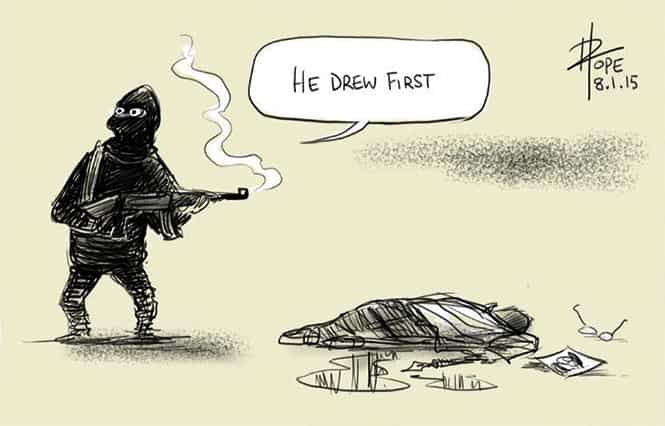 Cartoonists put pen to paper in solidarity with Charlie Hebdo | World News - Hindustan Times Cartoonists put pen to paper in solidarity with Charlie Hebdo | World News - Hindustan Times