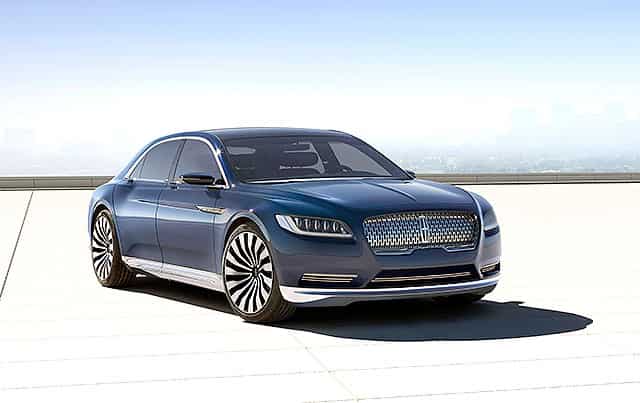 The concept of the new Lincoln Continental. (AP Photo) In pics: Lincoln Continental, the car of presidents, makes a comeback