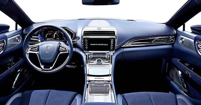 The concept interior of the new Lincoln Continental. (AP Photo) In pics: Lincoln Continental, the car of presidents, makes a comeback