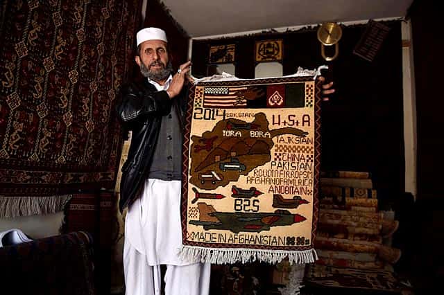 From AK47s to drones, Afghans 'war rugs' reflect bloody decades | World ...
