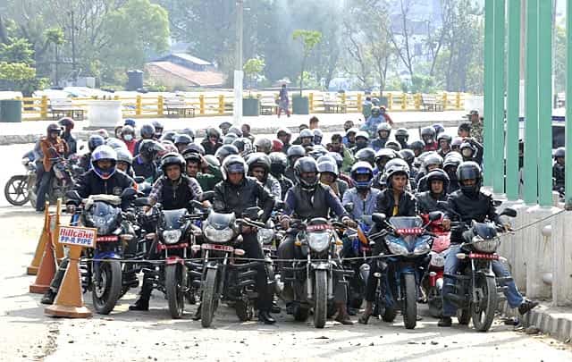 Nepalese people wait to get gas at a station in Kathmandu on April 28, 2015. AFP Photo/Prakash Mathema Nepalese people wait to get gas at a station in Kathmandu on April 28, 2015. AFP Photo/Prakash Mathema