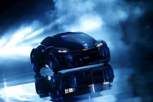 Chevrolet's FNR electric self-driving concept is seen during a presentation at an event ahead of the 16th Shanghai International Automobile Industry Exhibition in Shanghai. Reuters Photo Scantily clad models 'banned' for 'orderly, safe' auto show in China