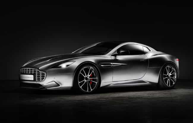 Fisker's reimagining of the Vanquish caused Aston Martin to take legal action. Photo:AFP Cross words nearly upstage crossovers at NY Auto Show