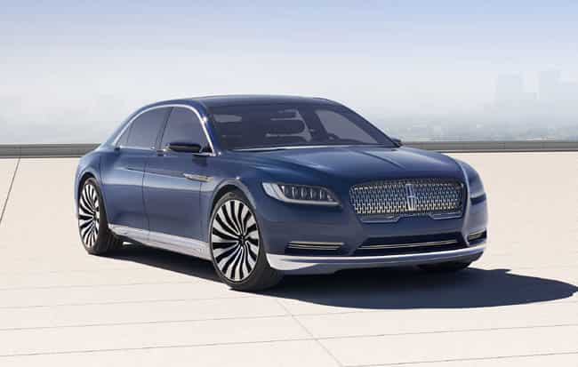 Ford's Lincoln brand showed off its new Continental Concept. Photo:AFP Cross words nearly upstage crossovers at NY Auto Show