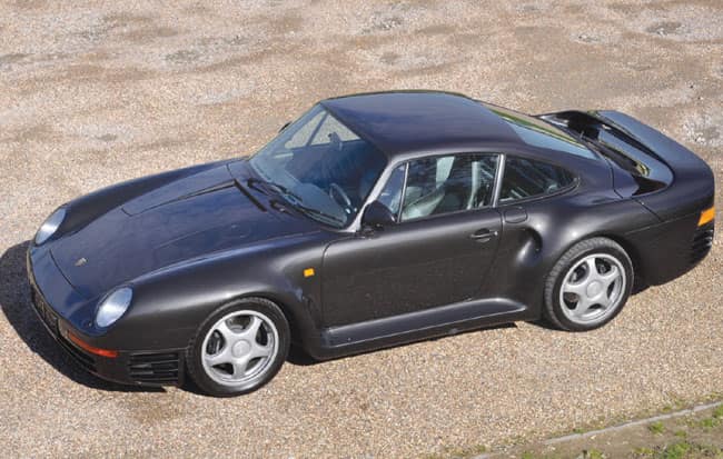 Lot 114 - Techno-Classica auction - 1988 Porsche 959 Coupe. Photo:AFP Techno Classica highlights: Original Range Rover, Alfa Romeo's 1900 Sport Spider and more