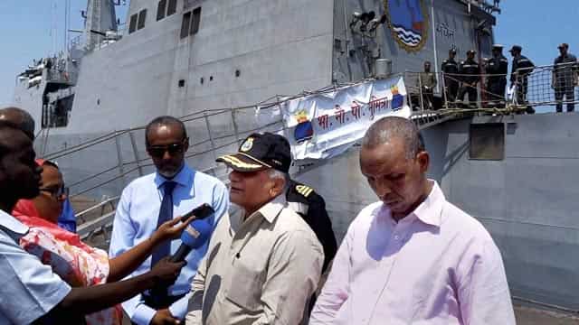 MoS for external affairs Gen (retd) VK Singh with the Indian nationals after they were evacuated from Aden (Yemen) to Djibouti. PTI Phot) MoS for external affairs Gen (retd) VK Singh with the Indian nationals after they were evacuated from Aden (Yemen) to Djibouti. PTI Phot)