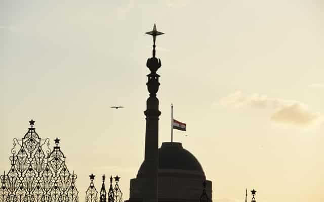 Flags are displayed at half-mast at Rashtrapati Bhavan in New Delhi on July 28, 2015. (HT Photo/Saumya Khandelwal) Flags are displayed at half-mast at Rashtrapati Bhavan in New Delhi on July 28, 2015. (HT Photo/Saumya Khandelwal)