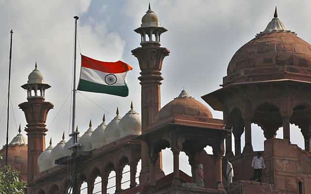 The Tricolour flies at half-mast to mark Kalam's death at the Red Fort in New Delhi on July 28, 2015. (HT Photo/Raj K Raj) The Tricolour flies at half-mast to mark Kalam's death at the Red Fort in New Delhi on July 28, 2015. (HT Photo/Raj K Raj)