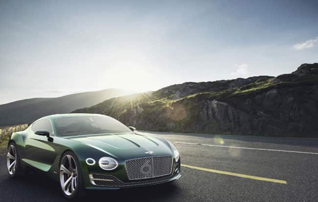 Although a concept it is almost certainty heading for production. Photo:AFP The Bentleys and Aston Martins on their way to Monterey