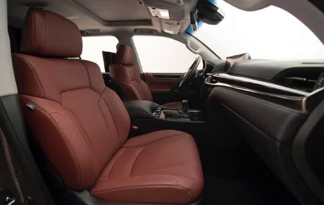 Inside there's room for eight including the driver. Photo:AFP Lexus shows its boldest side at Pebble Beach