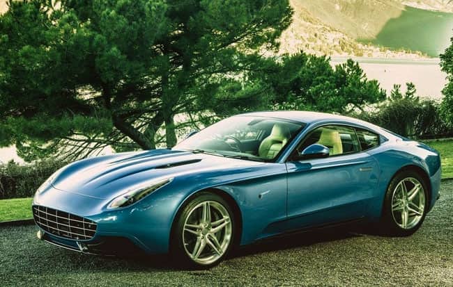 Touring's latest coach-built car is based on the Ferrari F12 Berlinetta. Photo:AFP