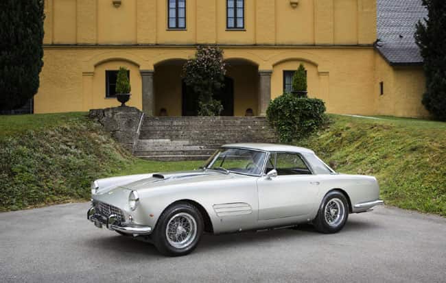 The 1959 Ferrari 250 GT Coupé found a buyer for 598,000 euros. Photo:AFP