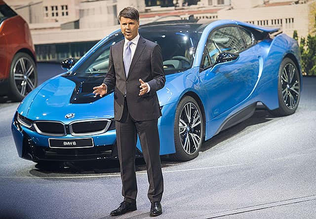 In pics: BMW CEO Krueger faints on stage at Frankfurt auto show