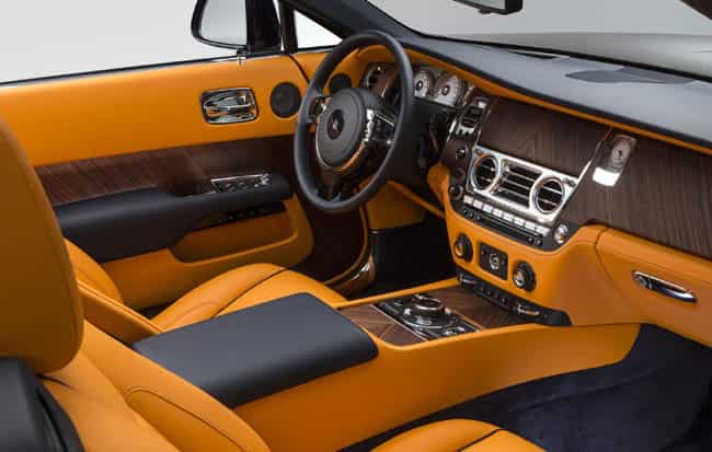 The company claims it is the quietest four-seat convertible in the world. Photo:AFP Rolls-Royce celebrates a new Dawn