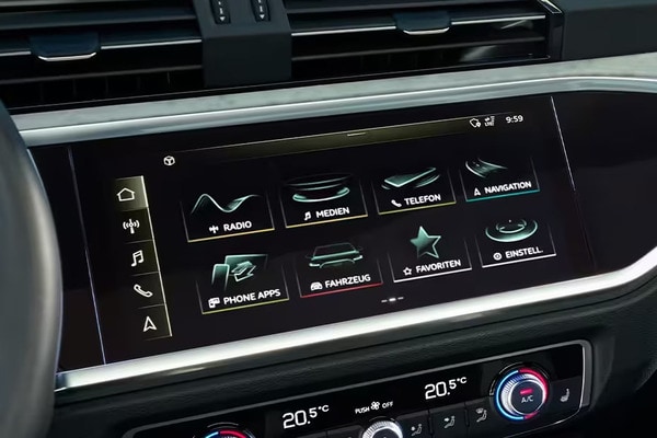 Audi Q3 Sportback Infotainment System Main Menu