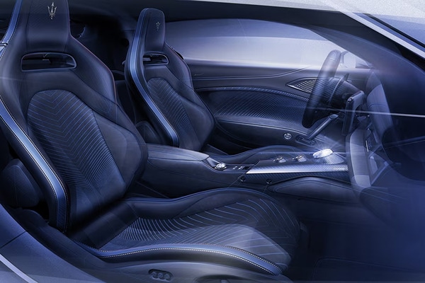 Maserati MC20 Door View Of Driver Seat