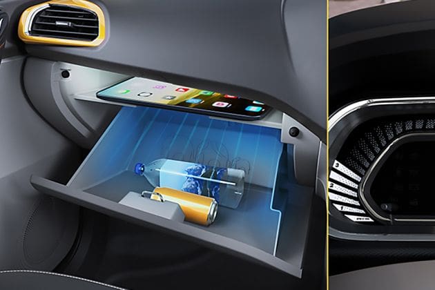 tata tiago door speaker size