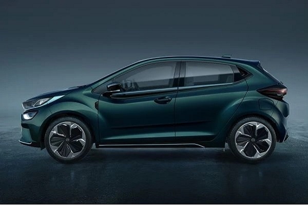 Tata Altroz EV Side View Left
