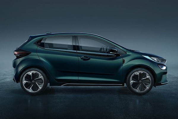 Tata Altroz EV Side View Right
