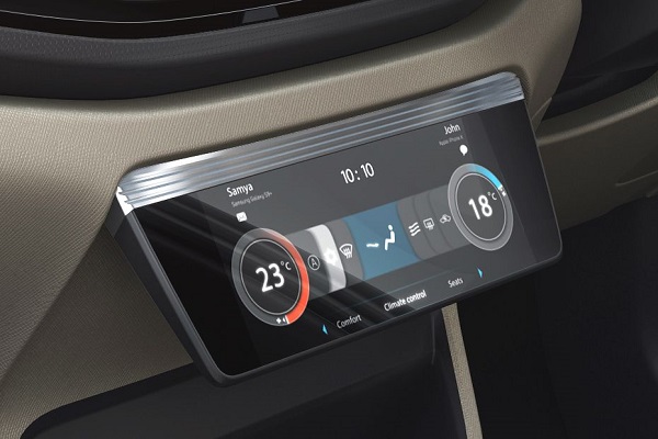 Tata Altroz EV Ac Controls