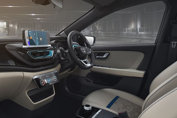 Tata Altroz EV Right Corner Front View