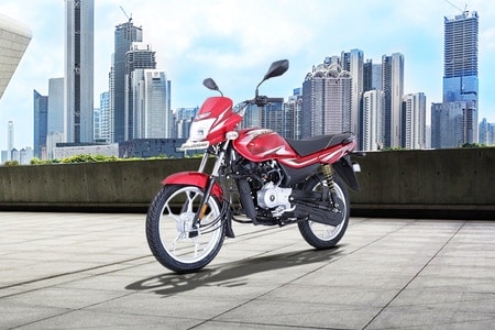 Bajaj Platina 100 Front Left View