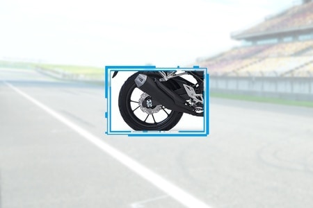 Honda CBR150R Rear Tyre View