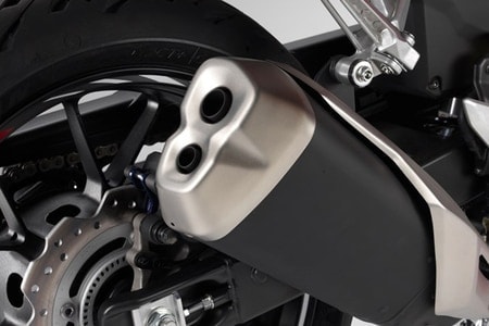 Honda CBR500R Exhaust View