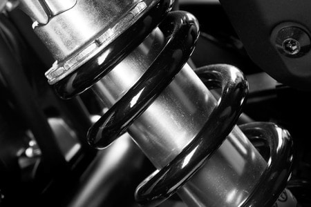 Honda CBR500R Rear Suspension View