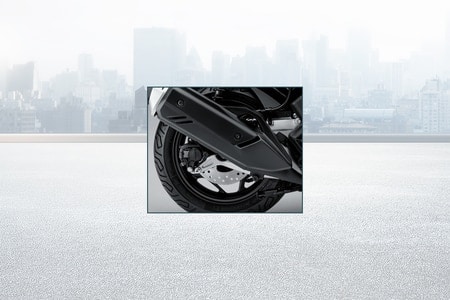 Honda PCX160 Rear Brake View
