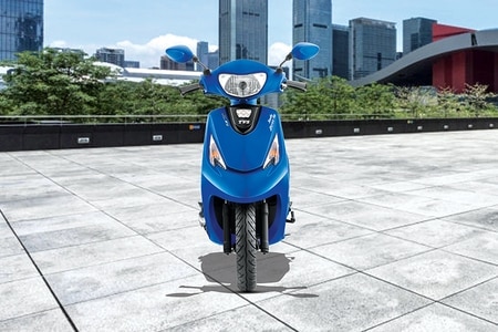 TVS Scooty Zest Front View