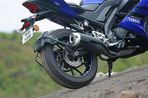 Yamaha R15S Rear Tyre View