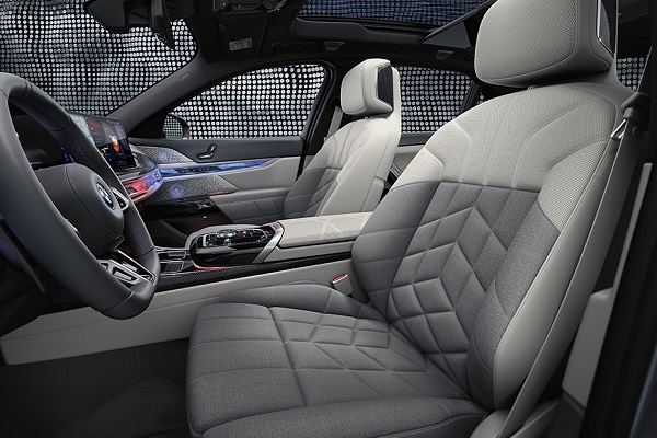 BMW 7 Series Door View Of Driver Seat