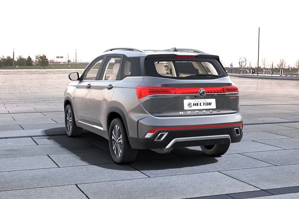 MG Hector Plus  Rear Left View