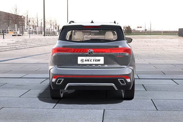 MG Hector Plus  Rear View