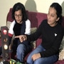 Two sisters from Mumbai’s Ghatkopar have come up with an idea of extra blue traffic light to curb air pollution (ANI)