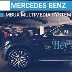 Hey Mercedes! Your 10.25-inch MBUX multimedia companion you can talk to