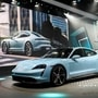 File photo: Porsche introduces its new Taycan 4S at the LA Auto Show in November, 2019 (REUTERS)
