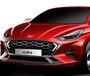Hyundai Aura's design render.