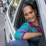 In this undated photo a woman chauffeur employed at Delhi-based Azad foundation's driving a car. Driven by financial need and sometimes to just look for fresh career opportunities the women are cutting through gender barriers to ensure they steer the course of their lives and also stay the course. (Photo | PTI)