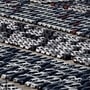 FILE PHOTO: Cars are seen parked at Maruti Suzuki's plant at Manesar, (REUTERS)