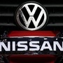 Photo of Volkswagen and Nissan logos