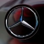 The logo of German car manufacturer Mercedes-Benz is seen at Brussels Motor Show, Belgium January 9, 2020. REUTERS/Francois Lenoir