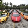 File photo of Lamborghini cars in India.
