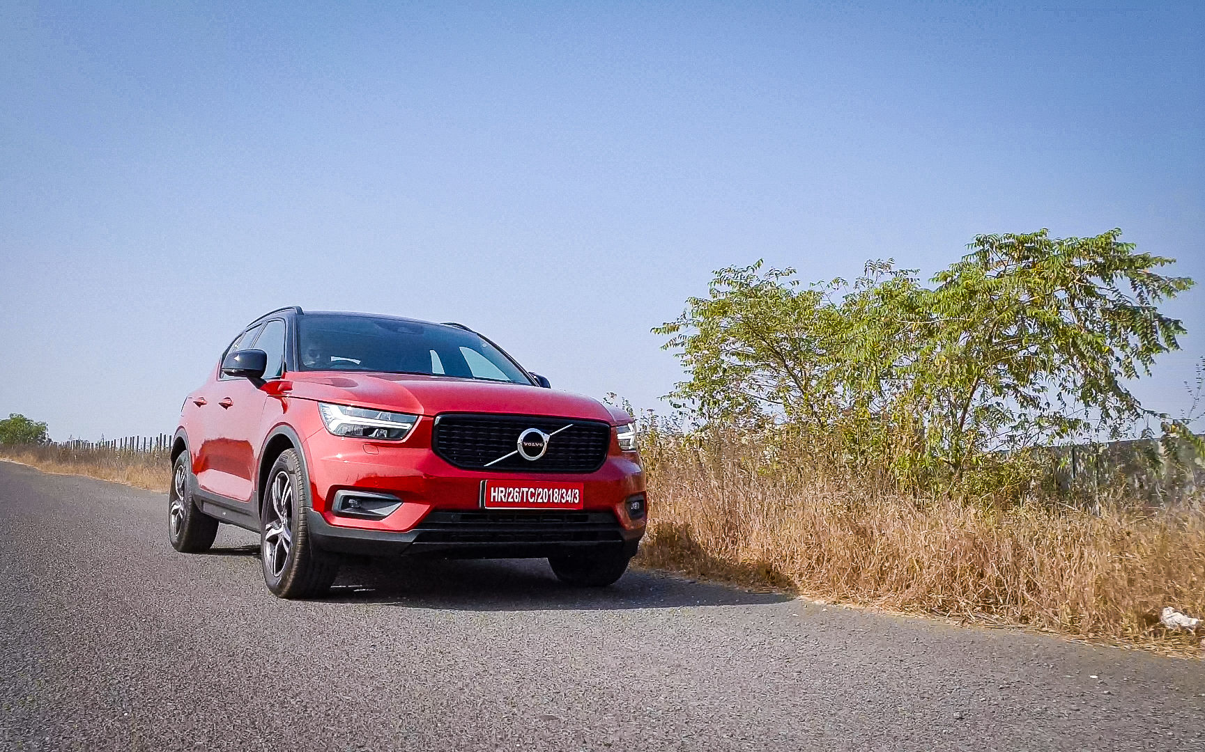 The lack of chrome on the XC 40's exteriors is a welcome change from the design philosophy being followed by several other car makers. (Photo: HT Auto/Sabyasachi Dasgupta) The lack of chrome on the XC 40's exteriors is a welcome change from the design philosophy being followed by several other car makers. (Photo: HT Auto/Sabyasachi Dasgupta)