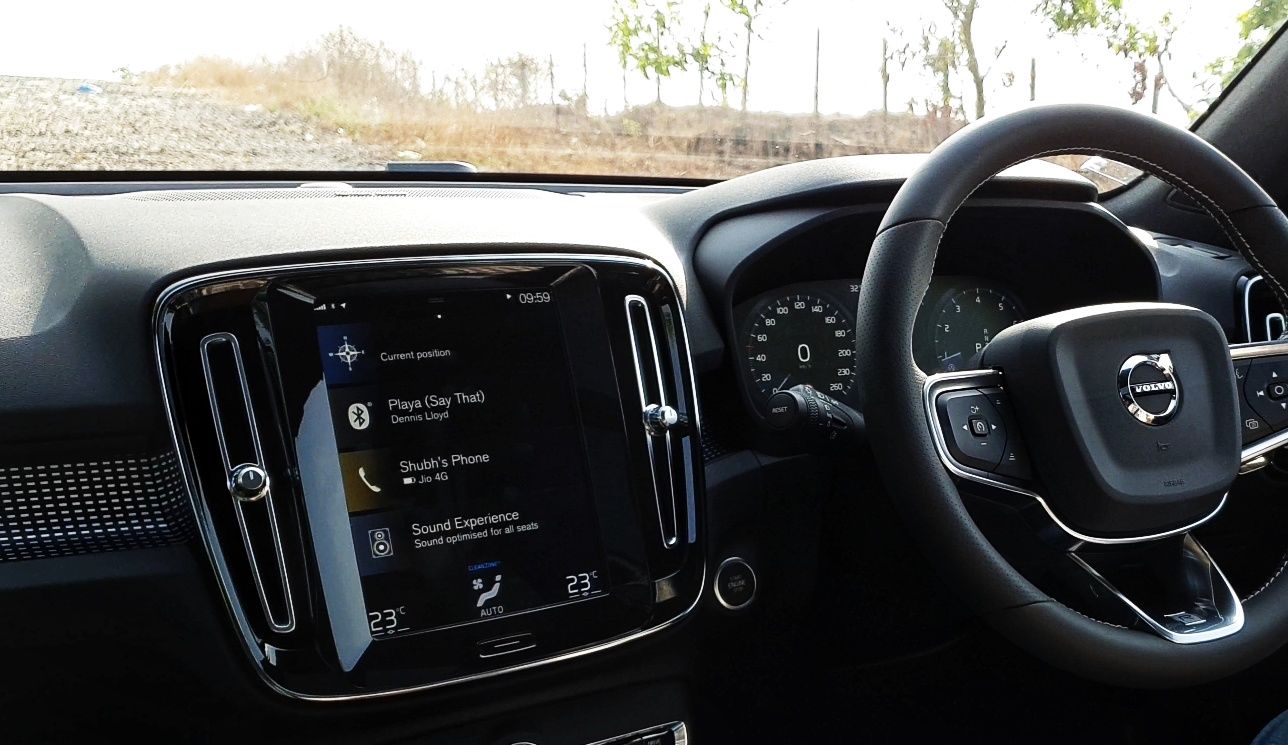 The interiors of the XC 40 T4 is as premium as can be expected from Volvo. (Photo: HT Auto/Sabyasachi Dasgupta) The interiors of the XC 40 T4 is as premium as can be expected from Volvo. (Photo: HT Auto/Sabyasachi Dasgupta)